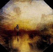 Joseph Mallord William Turner War, the Exile and the Rock Limpet oil painting artist